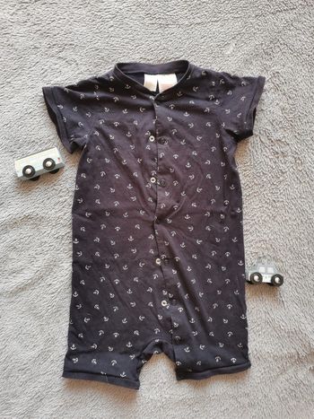 Barboteuse H&M 2-3ans bleue marine