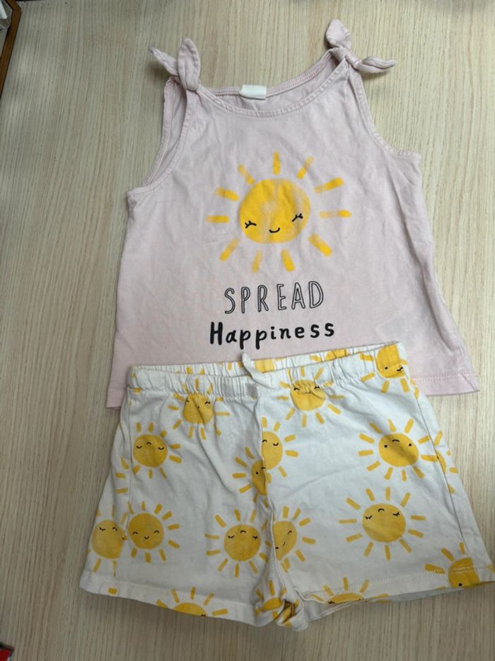 Pyjama short H&M taille 98cm