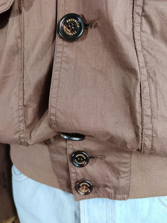Brunello Cucinelli | Bombers fin marron | t. M - photo numéro 7