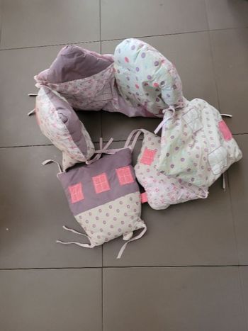 Tour de lit vert baudet