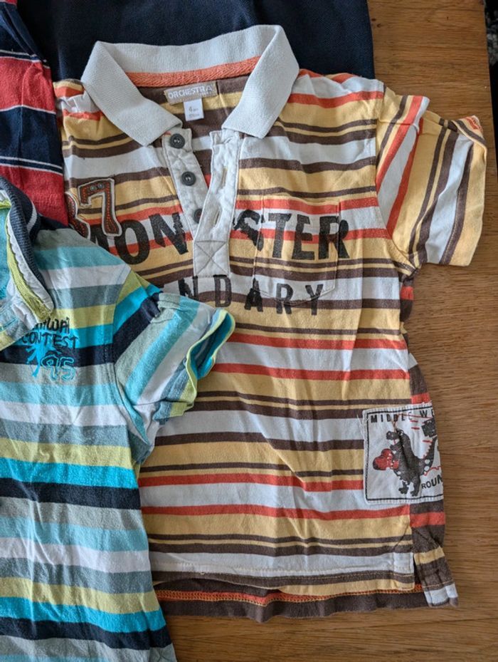 Lot 6 tee-shirt manches courtes 4 ans garçon. - photo numéro 4