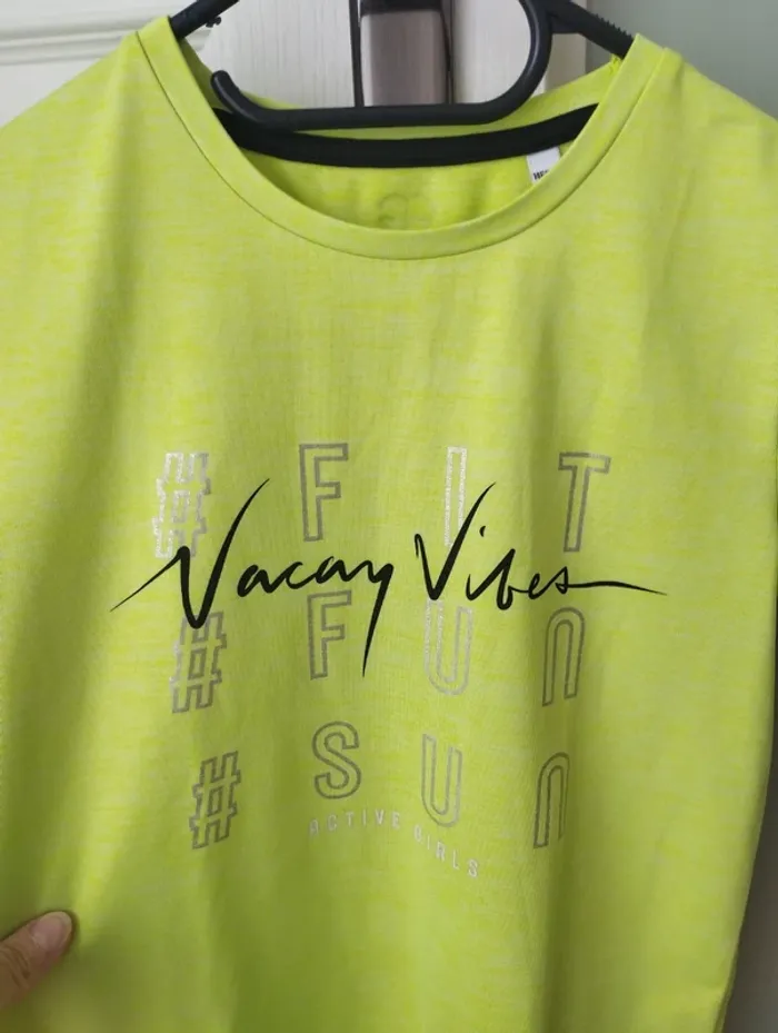 Tee shirt jaune 11/12 ans - photo numéro 2