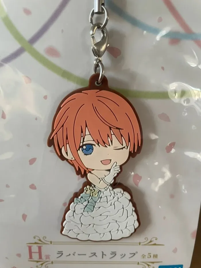 The Quintessential Quintuplets – Porte-clés caoutchouc Ichika Nakano Ichiban Kuji Game Final 6,5 cm - photo numéro 2