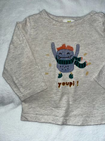 Pull manches longues 68cm 6 mois