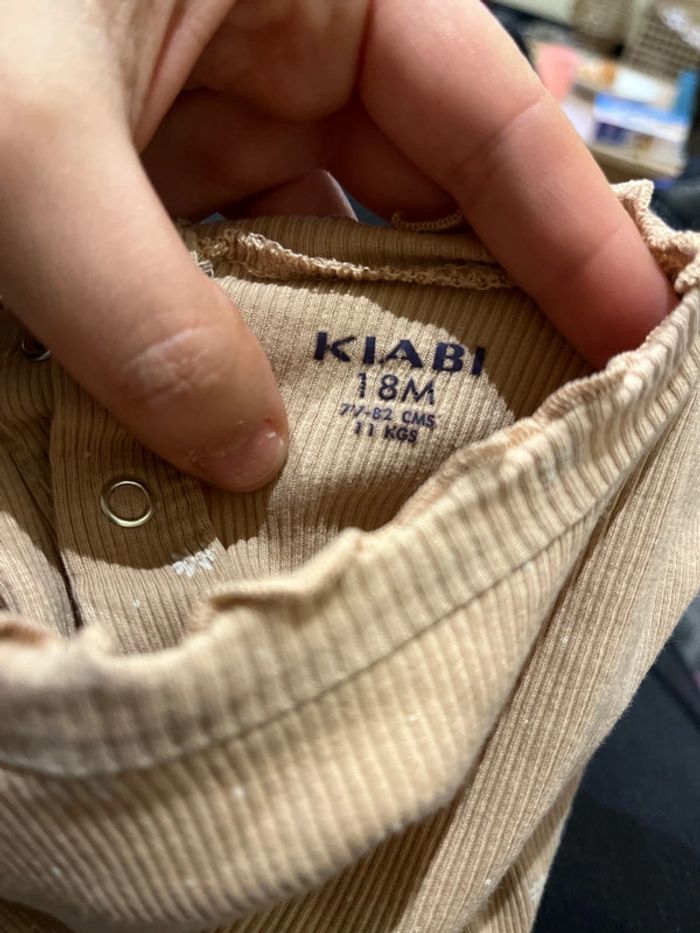 Joli haut manches longues taille 12-18 mois Kiabi - photo numéro 3