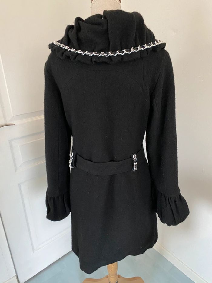 Manteau noir derhy taille L - photo numéro 5