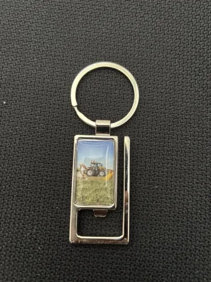 Porte clés argenté