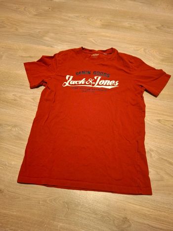 T shirt homme rouge taille m jack & jones