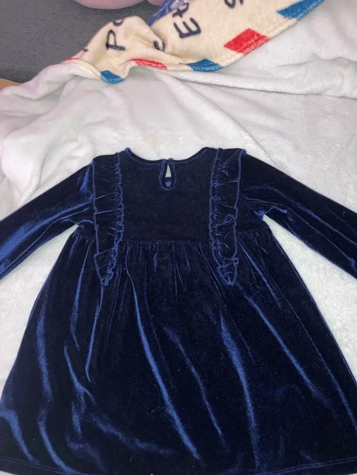 Robe d’hiver bleu marine, 18 mois - photo numéro 5