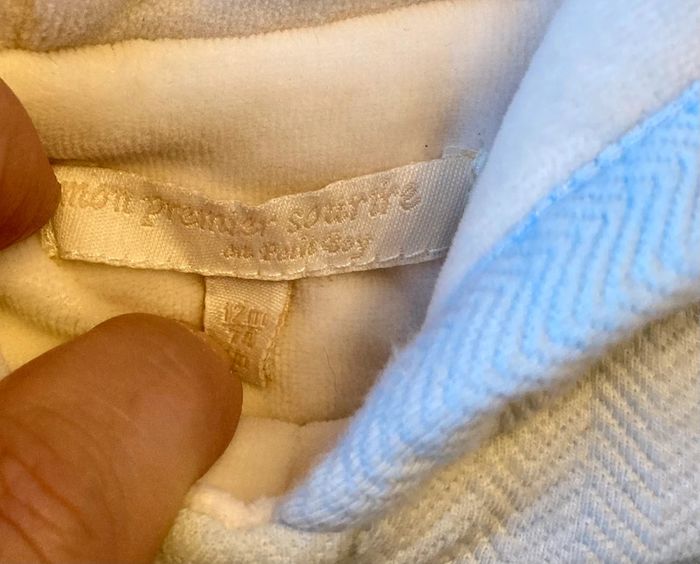 Ensemble veste et combinaison doublée molletonnée 12 mois Petit Boy - photo numéro 5