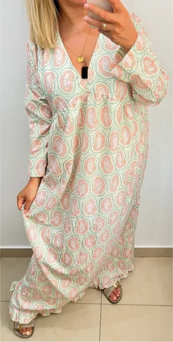 Robe longue fluide