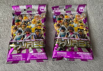 2 sachets de playmobils fuchsia série 26
