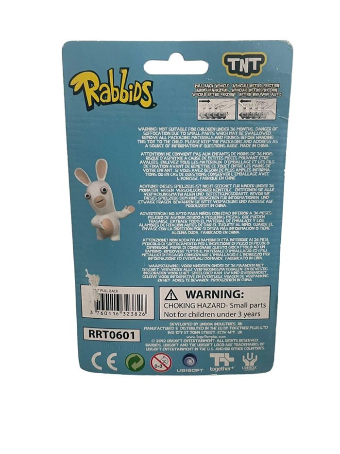Véhicule à rétro friction Rabbids / Lapin Cretin Ubisoft neuf - photo numéro 2
