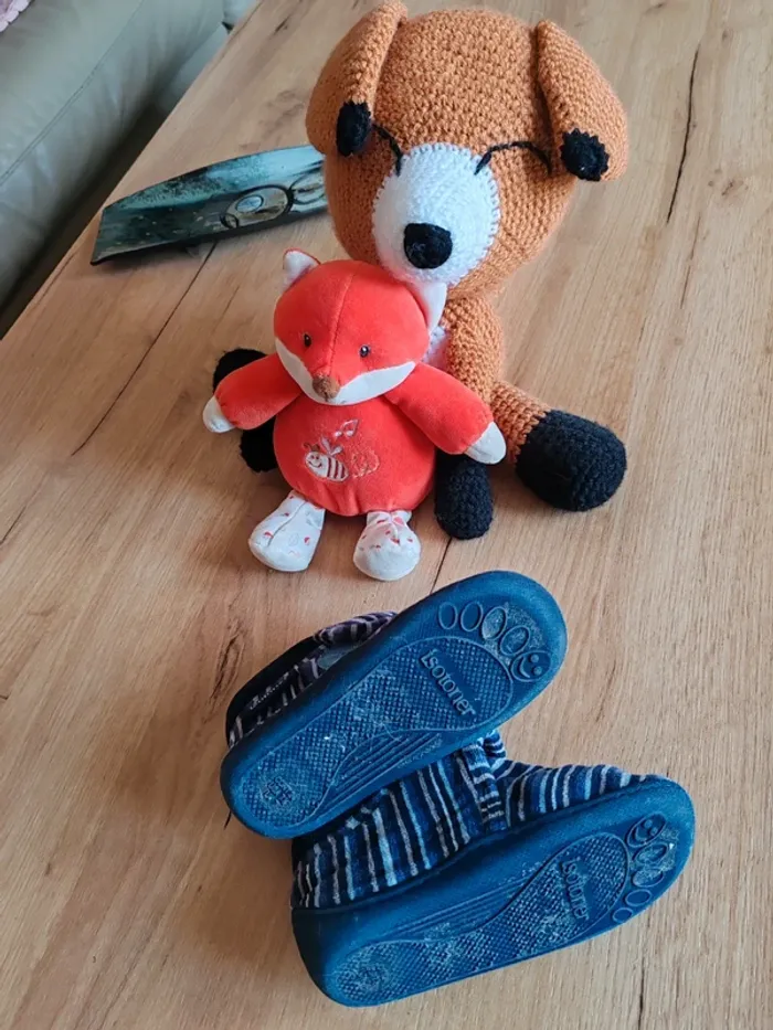 Chaussons garçon isotoner 24 tbe bleus - photo numéro 6