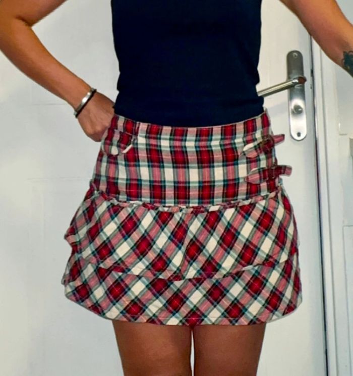 Mini Jupe Kilt Écossais Pimkie Taille 40 Comme Neuve - photo numéro 3