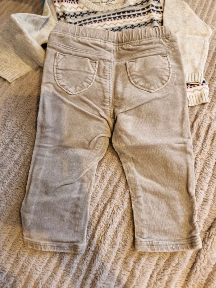 Ensemble pull Mayoral et pantalon velours Obaibi 12 moi - photo numéro 5