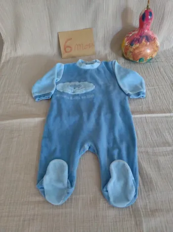 Pyjama velours 6mois