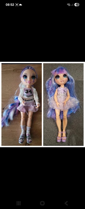 2 poupée rainbow high