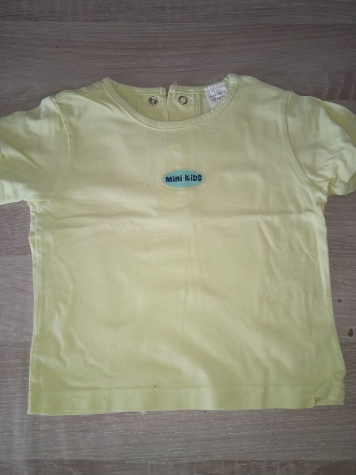 Lot t-shirt manches courtes 12 mois - photo numéro 4