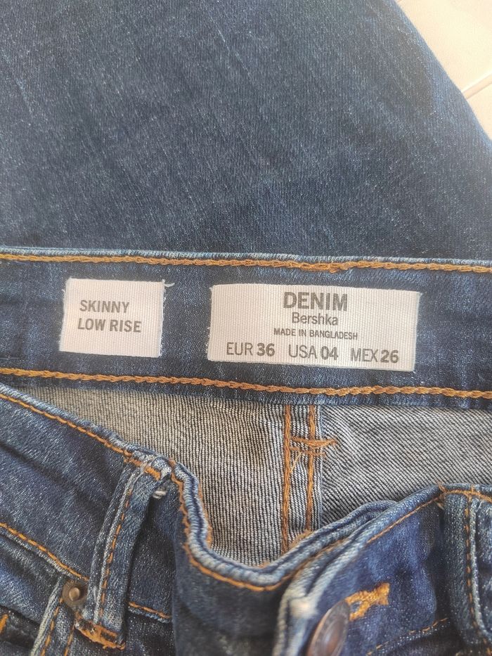 Jean Déchiré bershka Femme – Skinny Taille Basse – Style Urbain & Tendance – Taille S 36 - photo numéro 9