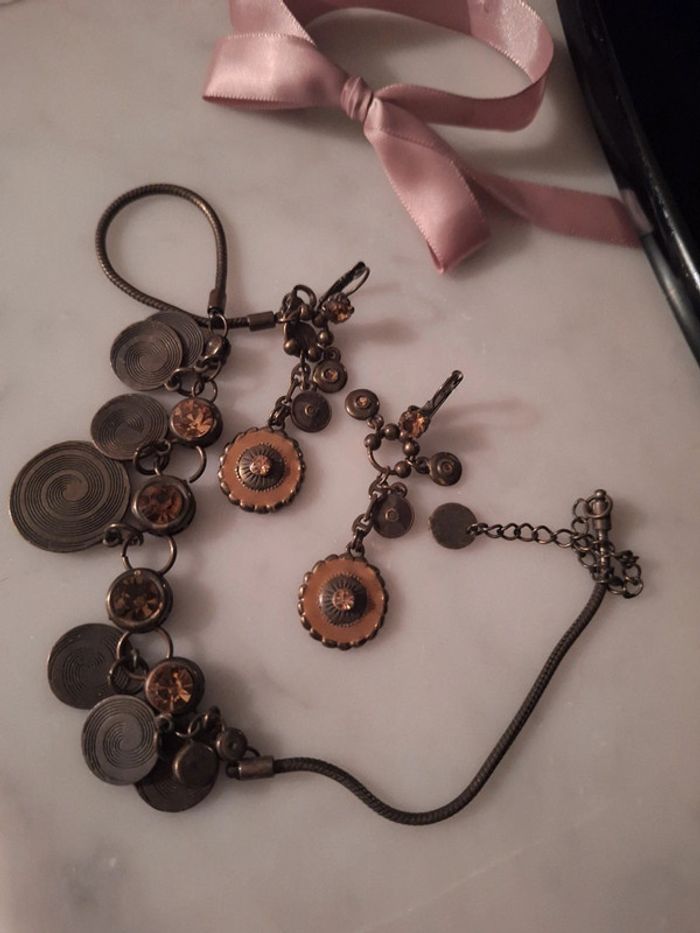 Collier et boucles d'oreilles Axelle création - photo numéro 7