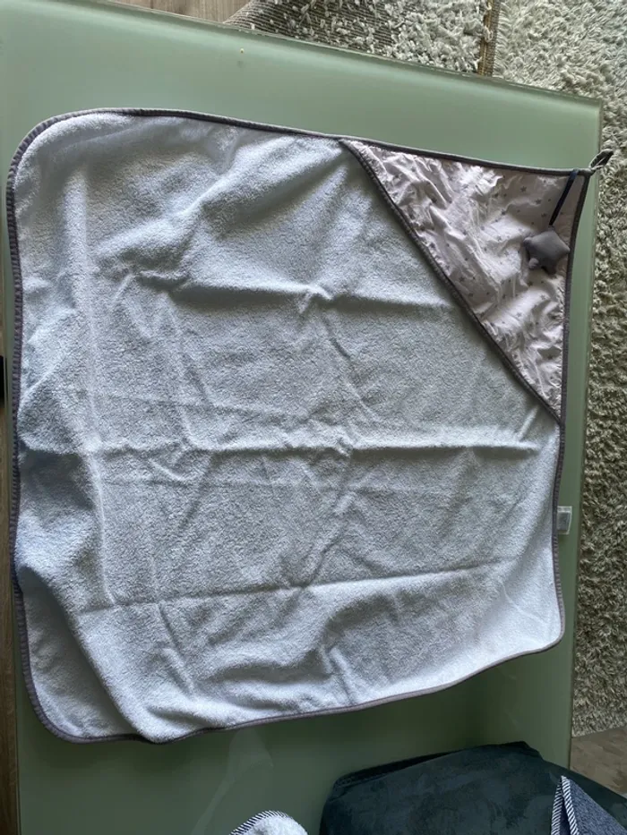 Lot de 3 capes de bain bébé /jeune enfant - photo numéro 6