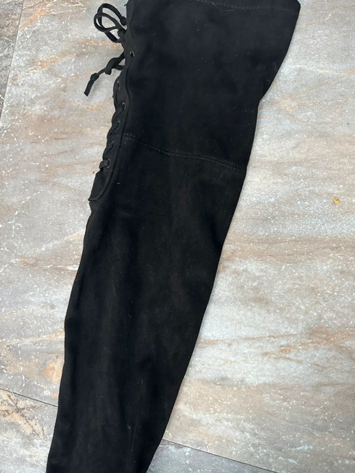 Cuissarde chaussette noir taille 40 - photo numéro 5