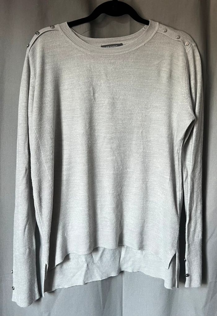 Jolie pull fin femme primark taille M couleur gris comme neuf