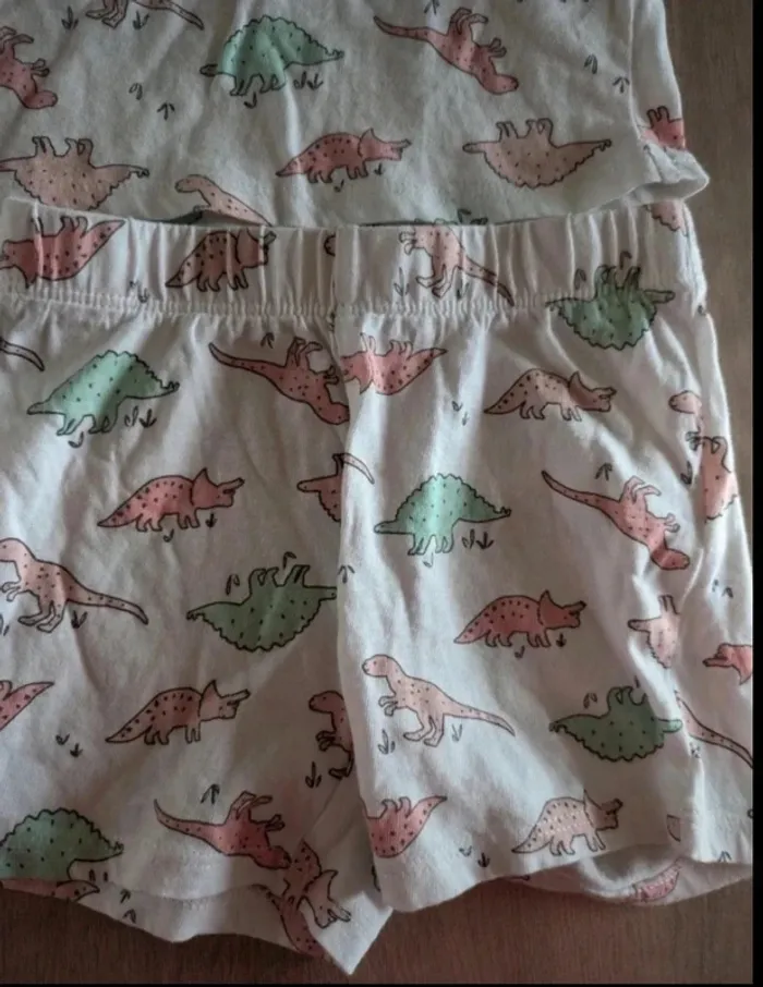 Pyjama d'été short t-shirt - photo numéro 3