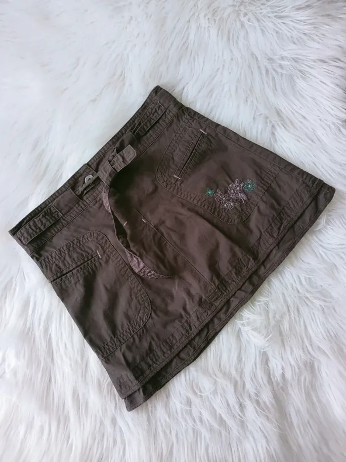 Jupe légère marron sergent major 8 ans N*0933
