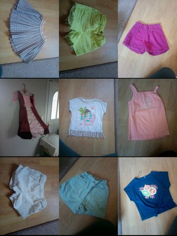 Lot vêtements fille