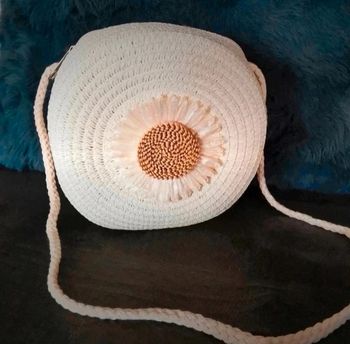 F97 sac à main paille bohème nature tendance