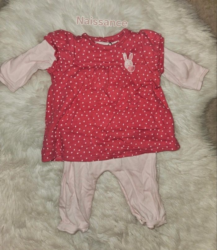 Ensemble 1 mois fille