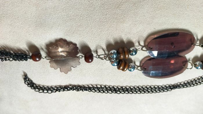 Collier long – Collection Sable & Ébène - photo numéro 2