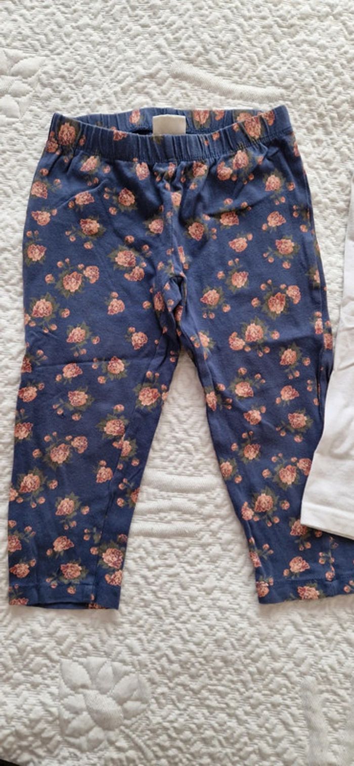 Lot de 2 legging court fille 3/4 ans - photo numéro 3