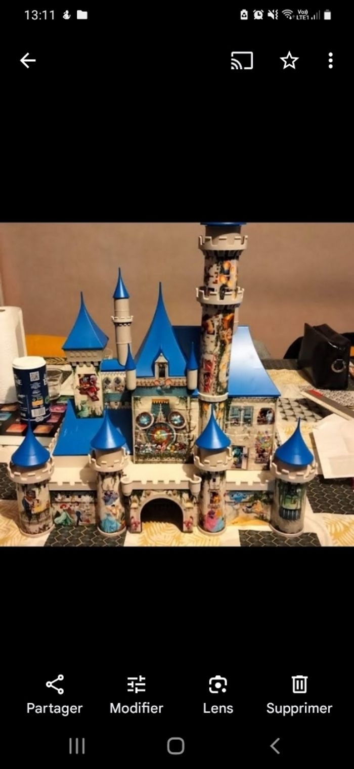 Puzzle 3D Le château de Disney 312 pièces
