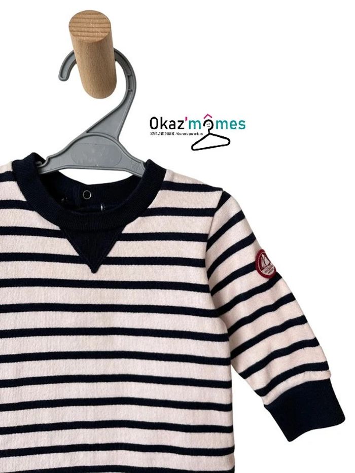 Combinaison longue effet 2 en 1 Petit Bateau - 6 mois (67cm) - photo numéro 3