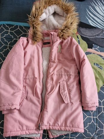 Manteau fille rose - 8ans - marque in extenso