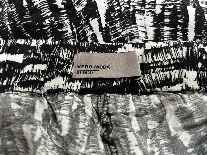 Pantalon noir et blanc Vero Moda - Taille S - photo numéro 5