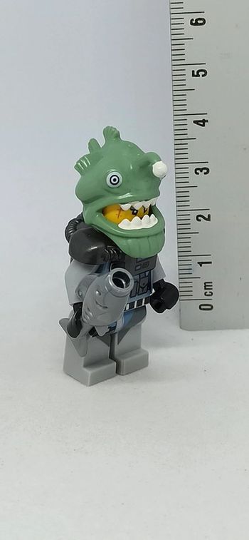 Figurine tête de poisson lego
