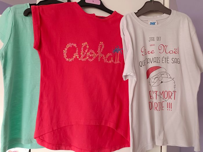 Lot de tee-shirts fille en 6 ans 116 cm - photo numéro 10