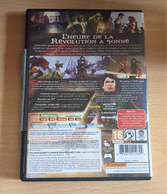 Jeux de PC «Fable 3» Microsoft games studios - photo numéro 2