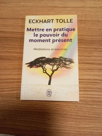 Livre mettre en pratique le pouvoir du moment présent d'Eckhart Tolle