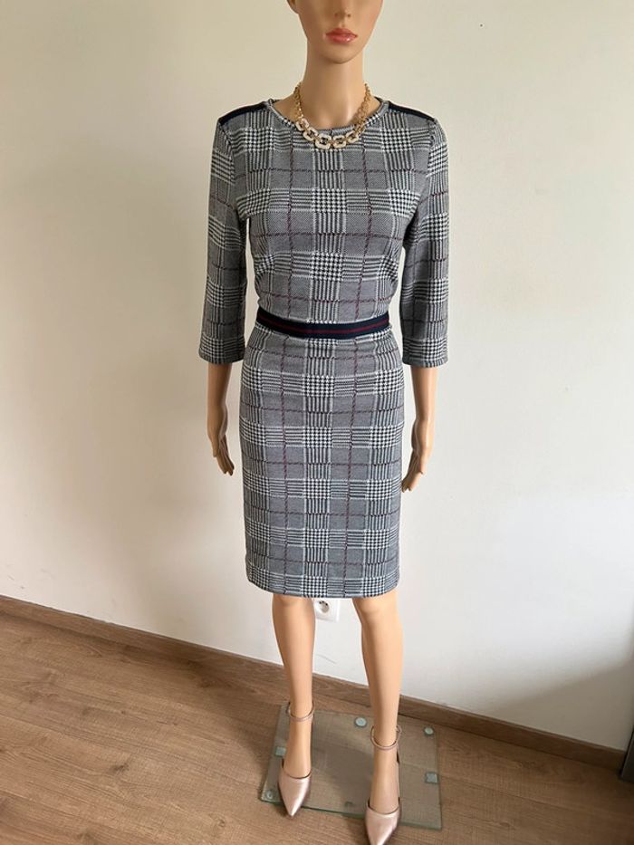 Robe grise à manches courtes Esprit taille française XL jamais portée - photo numéro 3