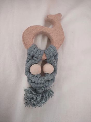 Anneau de dentition en bois baleine 🐳