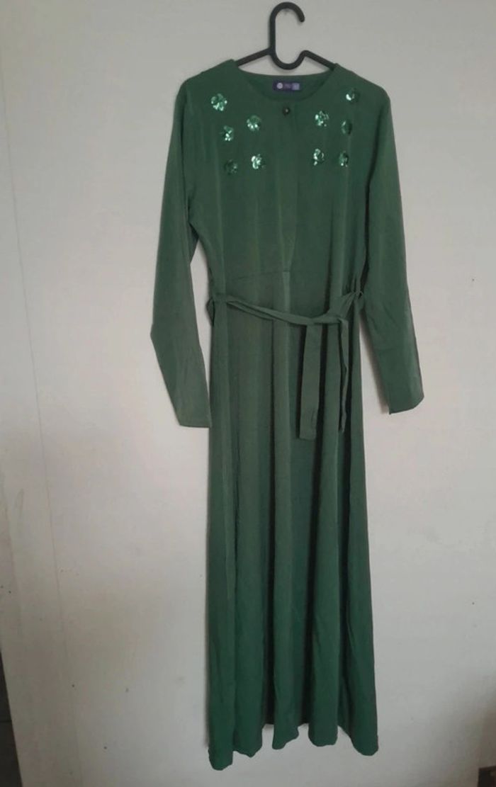 Robe longue ceinturé taille 40 🌹 - photo numéro 3