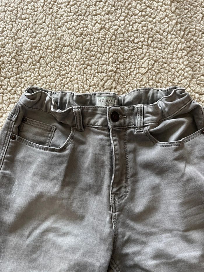 Short en jean gris - photo numéro 3