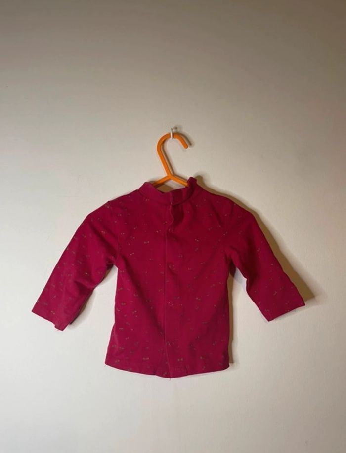 Tee shirts col roulé kitchoun 18 mois fille - photo numéro 2