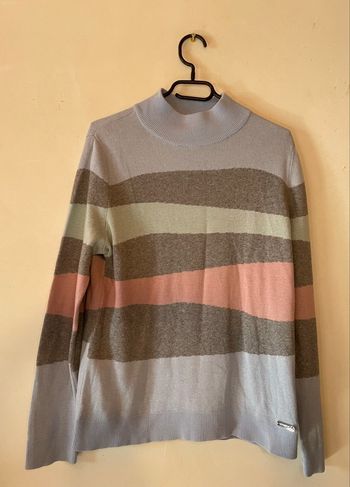 Pull multicolore Collection L 🎨 Taille 42 – Col cheminée