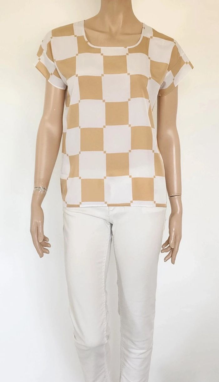 Blouse à carreaux Printemps T.40